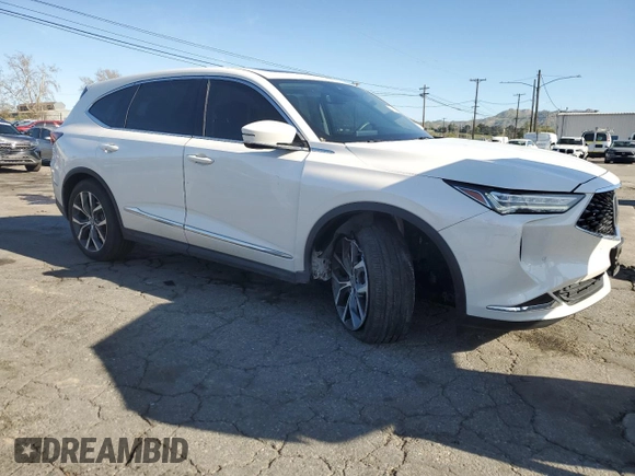 2024 Acura MDX Technology z VIN 5J8YD9H48RL004183, wystawiony jako Copart lot #49855855 z przebiegiem 22 619 mil mil oraz Szkoda całkowita • Salvage title. Historia ofert i sprzedaży dostępna na DreamBid. Obrazek 4.