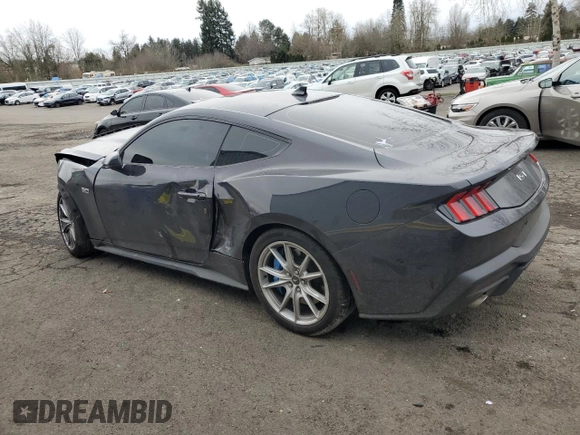 2024 Ford Mustang GT z VIN 1FA6P8CF5R5414448, wystawiony jako Copart lot #46405615 z przebiegiem 10 954 mil mil oraz Szkoda całkowita • Salvage title. Historia ofert i sprzedaży dostępna na DreamBid. Obrazek 2.