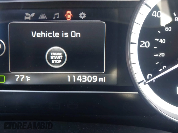 2017 Kia Niro LX with VIN KNDCB3LCXH5075222, listed as a IAAI auction lot 41526017 with 114,309 mi miles. Bid and sale history available at carsss.com. Image 7.