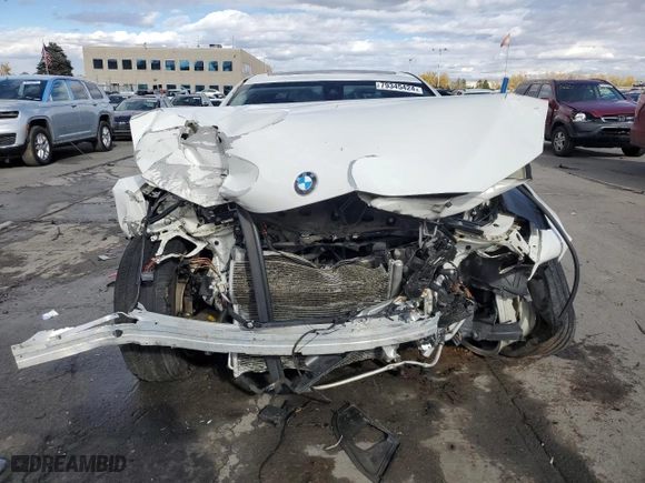 2013 BMW 7 Series 750Li with VIN WBAYE8C58DD133952, listed as a Copart auction lot 79345424 with 0 mi miles and Salvage Title. Bid and sale history available at carsss.com. Image 5.