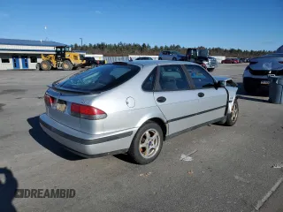 2001 Saab 9-3 with VIN YS3DD58H612057122, listed as a Copart auction lot 84796504 with 121,510 mi miles and Salvage Title. Bid and sale history available at carsss.com. Image 3.