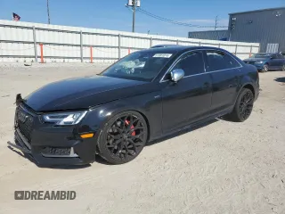 2018 Audi S4 Premium Plus with VIN WAUB4AF48JA003184, listed as a Copart auction lot 57001074 with 60,468 mi miles and Non Repairable. Bid and sale history available at carsss.com. Image 1.