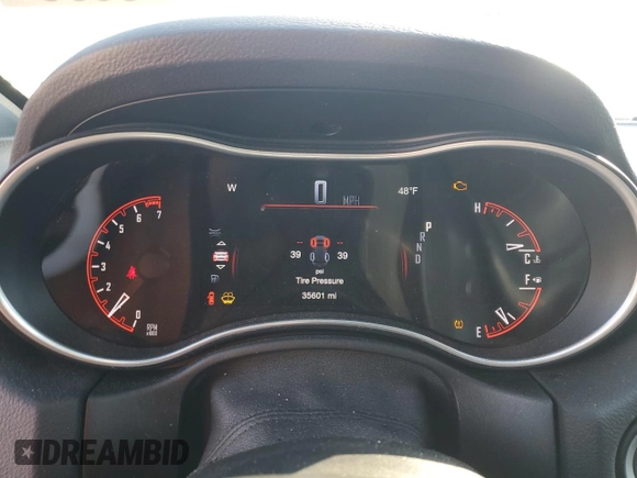 2020 Dodge Durango SXT Plus with VIN 1C4RDJAG7LC146671, listed as a Copart auction lot 46062095 with 35,601 mi miles and Salvage Title. Bid and sale history available at DreamBid. Image 9.