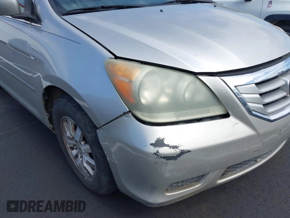 2008 Honda Odyssey EX-L with VIN 5FNRL38718B076647, listed as a IAAI auction lot 41854493 with 168,455 mi miles. Bid and sale history available at carsss.com. Image 6.