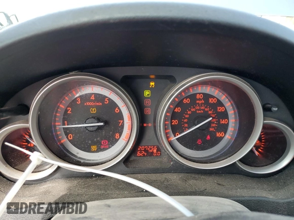 2010 Mazda 6 S Grand Touring with VIN 1YVHZ8CB6A5M38461, listed as a Copart auction lot 45760935 with 207,256 mi miles and Salvage Title. Bid and sale history available at DreamBid. Image 9.