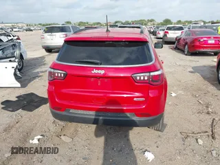 2018 Jeep Compass Latitude with VIN 3C4NJCBB0JT124163, listed as a IAAI auction lot 42293176 with 55,676 mi miles and . Bid and sale history available at DreamBid. Image 16.