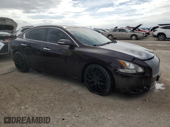 2014 Nissan Maxima S with VIN 1N4AA5AP5EC480302, listed as a Copart auction lot 75890184 with 74,541 mi miles and Non repairable. Bid and sale history available at DreamBid. Image 4.