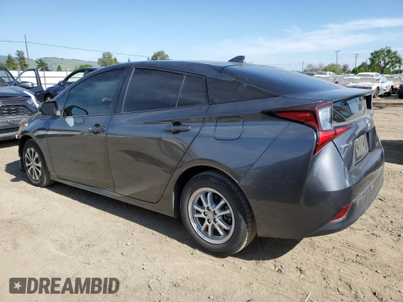 2019 Toyota Prius L Eco with VIN JTDKARFU2K3092217, listed as a Copart auction lot 53127915 with 133,717 mi miles and Salvage title. Bid and sale history available at DreamBid. Image 2.