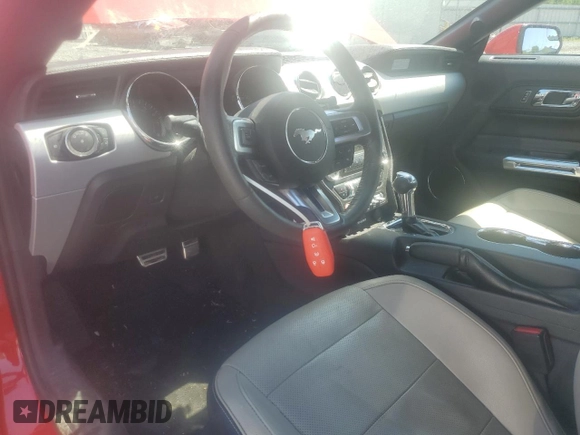 2016 Ford Mustang EcoBoost Premium with VIN 1FATP8UH1G5292803, listed as a Copart auction lot 62628745 with 58,664 mi miles and Salvage title. Bid and sale history available at DreamBid. Image 8.