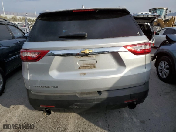 2020 Chevrolet Traverse LS with VIN 1GNEVFKW8LJ283734, listed as a Copart auction lot 42794435 with 111,482 mi miles and Salvage Title. Bid and sale history available at carsss.com. Image 6.
