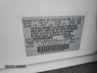 2024 Nissan Kicks SV with VIN 3N1CP5CV9RL529026, listed as a Copart auction lot 48770075 with 21,411 mi miles and Salvage Title. Bid and sale history available at carsss.com. Image 12.