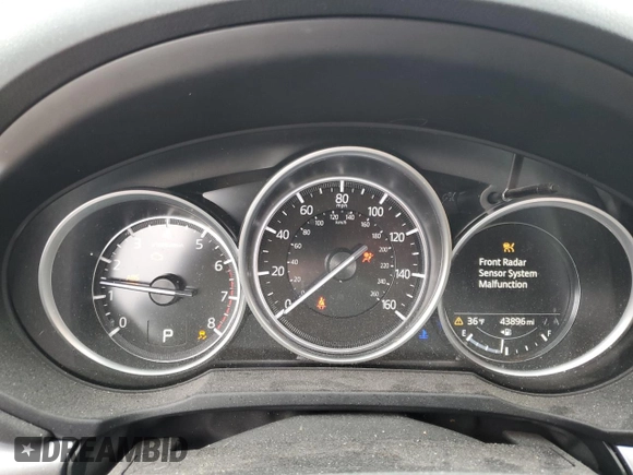 2021 Mazda CX-5 Touring with VIN JM3KFACM9M0409414, listed as a Copart auction lot 89071495 with 43,896 mi miles and Salvage Title. Bid and sale history available at carsss.com. Image 9.