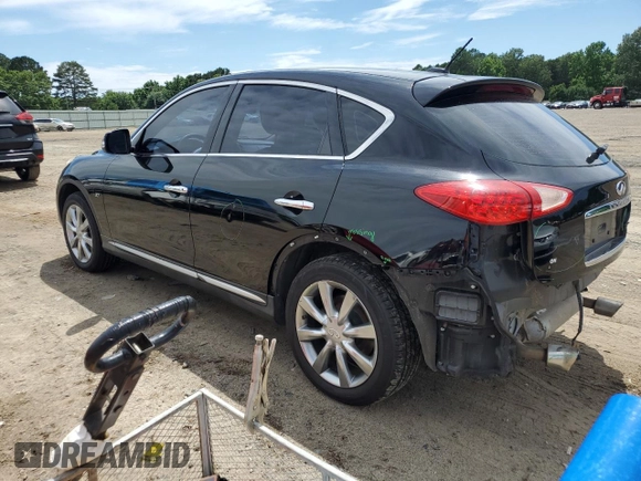 2017 Infiniti QX50 with VIN JN1BJ0RP8HM384476, listed as a Copart auction lot 60122425 with 117,307 mi miles and Clean title. Bid and sale history available at DreamBid. Image 2.