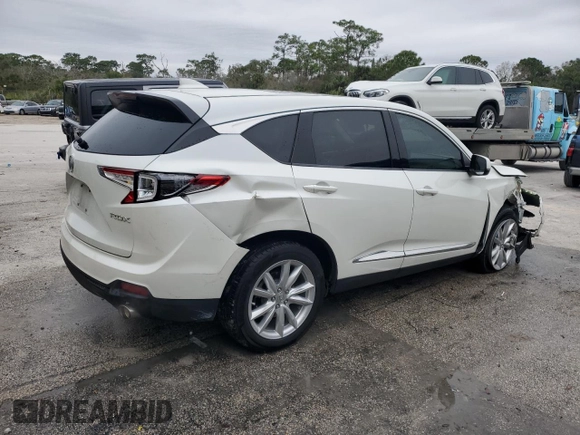 2019 Acura RDX with VIN 5J8TC1H3XKL022552, listed as a Copart auction lot 42450225 with 53,336 mi miles and Salvage Title. Bid and sale history available at carsss.com. Image 3.
