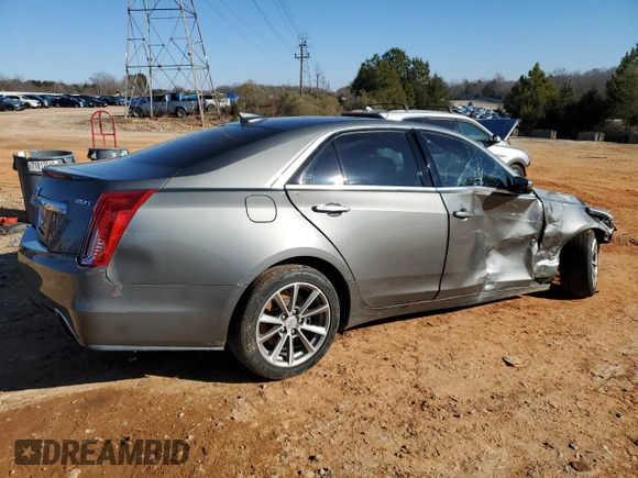 2017 Cadillac CTS Luxury AWD with VIN 1G6AX5SX9H0133510, listed as a Copart auction lot 87673055 with 106,797 mi miles and Salvage title. Bid and sale history available at DreamBid. Image 3.