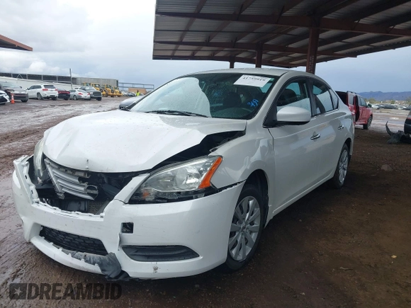 2014 Nissan Sentra SV with VIN 3N1AB7AP9EL665057, listed as a IAAI auction lot 41759919 with 91,420 mi miles and . Bid and sale history available at DreamBid. Image 2.