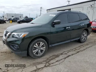 2019 Nissan Pathfinder SV z VIN 5N1DR2MN9KC620433, wystawiony jako Copart lot #51652165 z przebiegiem 99 765 mil mil oraz Czysty tytuł • Clean title. Historia ofert i sprzedaży dostępna na DreamBid. Obrazek 1.