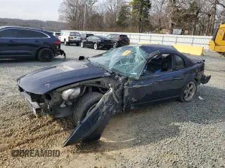 2003 Ford Mustang GT Deluxe with VIN 1FAFP42X23F321777, listed as a Copart auction lot 45707565 with 0 mi miles and Salvage Title. Bid and sale history available at carsss.com. Image 1.