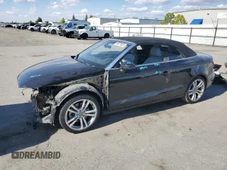 2018 Audi A3 Cabriolet Premium z VIN WAU6ULFF3J1011577, wystawiony jako Copart lot #56677405 z przebiegiem 47 522 mil mil oraz Szkoda całkowita • Salvage title. Historia ofert i sprzedaży dostępna na DreamBid. Obrazek 1.
