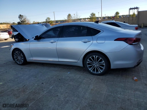 2017 Genesis G80 3.8L with VIN KMHGN4JE5HU199418, listed as a Copart auction lot 88864925 with 126,904 mi miles and Salvage Title. Bid and sale history available at carsss.com. Image 2.