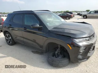 2022 Chevrolet TrailBlazer RS with VIN KL79MTSL1NB108673, listed as a Copart auction lot 47113434 with 36,687 mi miles and . Bid and sale history available at DreamBid. Image 4.
