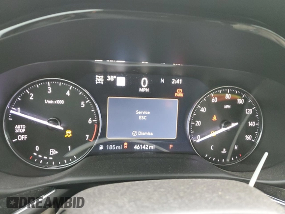 2021 Buick Envision Avenir with VIN LRBFZSR49MD132043, listed as a Copart auction lot 49813925 with 46,142 mi miles and Salvage Title. Bid and sale history available at carsss.com. Image 9.