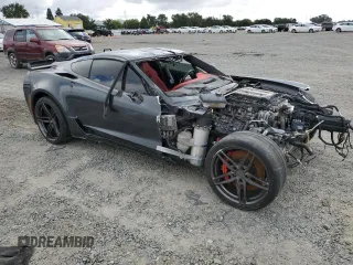 2018 Chevrolet Corvette Z06 2LZ z VIN 1G1YS2D64J5600282, wystawiony jako Copart lot #56250545 z przebiegiem Nie podano mil oraz Szkoda całkowita • Salvage title. Historia ofert i sprzedaży dostępna na DreamBid. Obrazek 4.