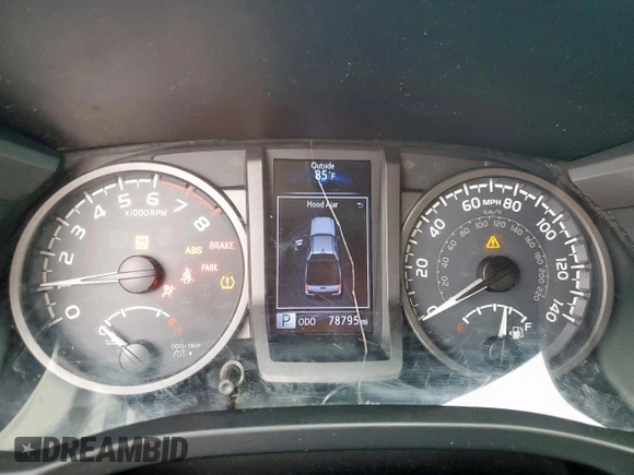2019 Toyota Tacoma SR z VIN 3TMCZ5AN5KM244592, wystawiony jako Copart lot #61447455 z przebiegiem 78 795 mil mil oraz Szkoda całkowita • Salvage title. Historia ofert i sprzedaży dostępna na DreamBid. Obrazek 9.