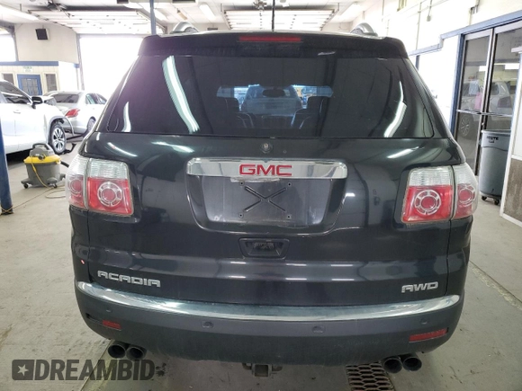 2008 GMC Acadia SLT2 with VIN 1GKEV33708J160889, listed as a Copart auction lot 48590395 with 156,008 mi miles and Salvage Title. Bid and sale history available at DreamBid. Image 6.