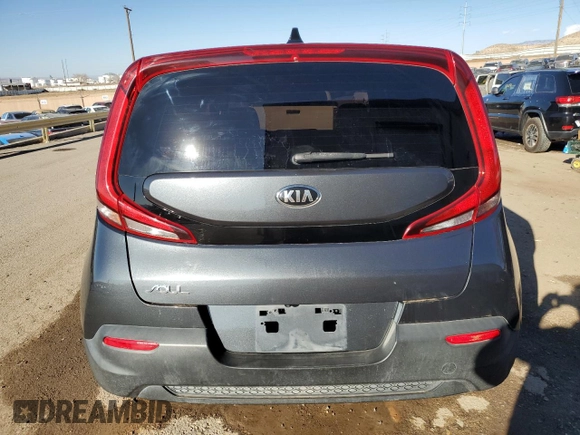 2020 Kia Soul S with VIN KNDJ23AU8L7722751, listed as a Copart auction lot 42203755 with 115,528 mi miles and Salvage Title. Bid and sale history available at carsss.com. Image 6.