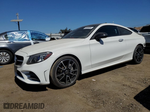 2023 Mercedes-Benz C 300 with VIN W1KWJ8DB8PG119472, listed as a Copart auction lot 69999694 with 14,954 mi miles and Salvage Title. Bid and sale history available at DreamBid. Image 1.