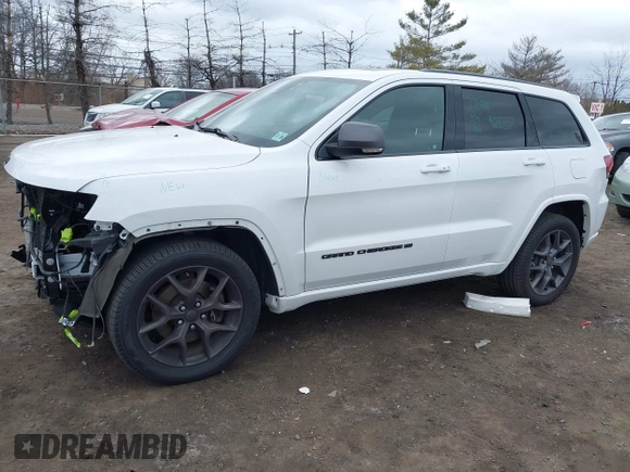 2021 Jeep Grand Cherokee Limited X with VIN 1C4RJFBG9MC623235, listed as a IAAI auction lot 41728457 with 38,950 mi miles and . Bid and sale history available at DreamBid. Image 17.