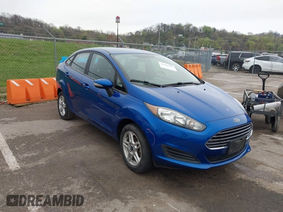 2019 Ford Fiesta SE with VIN 3FADP4BJ5KM116889, listed as a IAAI auction lot 41962192 with 15,682 mi miles. Bid and sale history available at carsss.com. Image 1.
