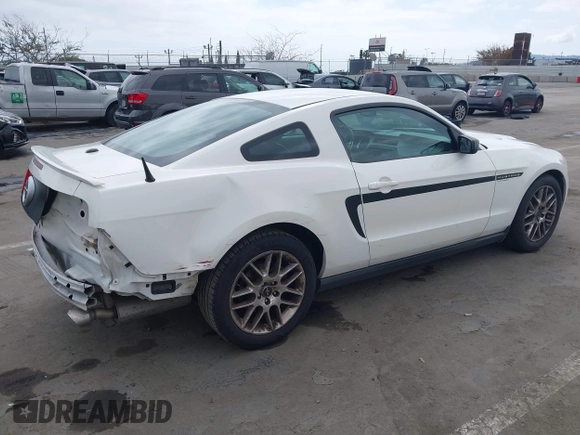 2012 Ford Mustang Premium with VIN 1ZVBP8AM6C5234877, listed as a IAAI auction lot 41911274 with 119,512 mi miles and . Bid and sale history available at DreamBid. Image 4.