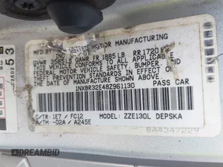 2008 Toyota Corolla CE with VIN 1NXBR32E48Z961130, listed as a IAAI auction lot 42189472 with 149,811 mi miles and . Bid and sale history available at DreamBid. Image 9.