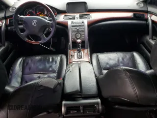 2010 Acura RL Technology with VIN JH4KB2F60AC001805, listed as a Copart auction lot 46323345 with 123,986 mi miles and Salvage Title. Bid and sale history available at DreamBid. Image 8.