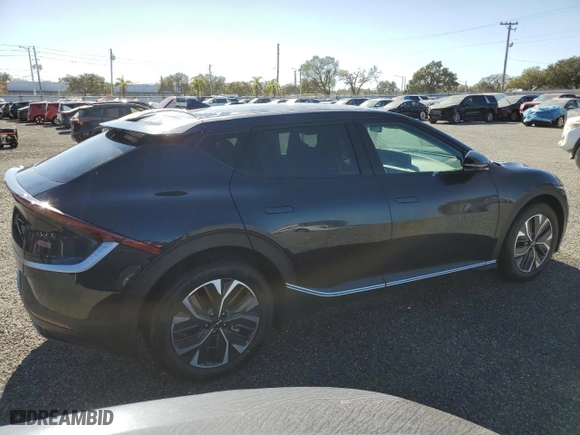 2024 Kia EV6 Wind with VIN KNDC3DLC0R5187998, listed as a Copart auction lot 80998304 with 22 mi miles and Salvage Title. Bid and sale history available at carsss.com. Image 3.