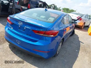 2017 Hyundai Elantra SE with VIN KMHD74LF1HU096113, listed as a IAAI auction lot 42378011 with Not provided miles and . Bid and sale history available at DreamBid. Image 4.