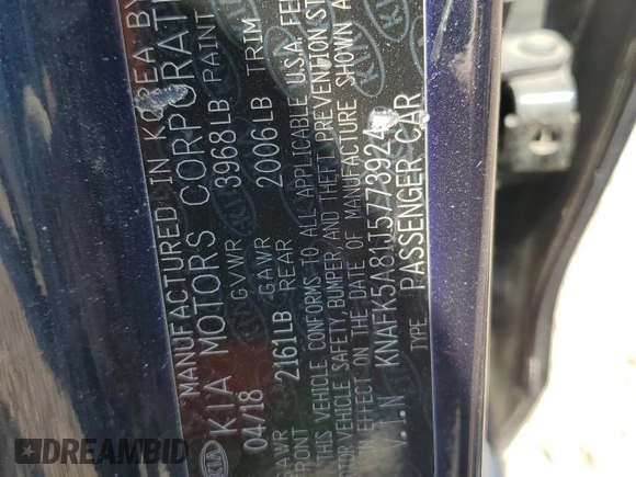 2018 Kia Forte LX with VIN KNAFK5A81J5773924, listed as a Copart auction lot 70299094 with 114,137 mi miles and Salvage Title. Bid and sale history available at carsss.com. Image 14.