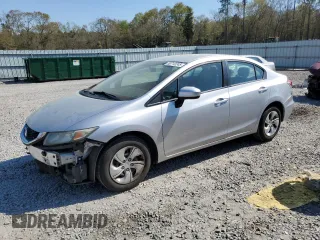 2014 Honda Civic Sedan LX with VIN 19XFB2F57EE084951, listed as a Copart auction lot 50713245 with 200,727 mi miles and Salvage Title. Bid and sale history available at carsss.com. Image 1.