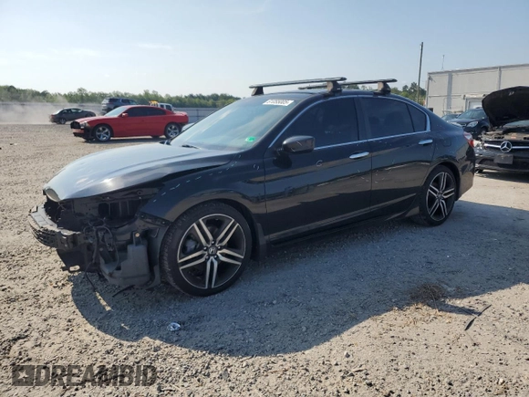 2016 Honda Accord Sport z VIN 1HGCR2F51GA017316, wystawiony jako Copart lot #61055005 z przebiegiem 154 860 mil mil oraz Czysty tytuł • Clean title. Historia ofert i sprzedaży dostępna na DreamBid. Obrazek 1.
