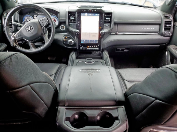 2022 Ram 1500 Limited with VIN 1C6SRFHTXNN400438, listed as a Copart auction lot 58592635 with 17,390 mi miles and Salvage title. Bid and sale history available at DreamBid. Image 8.