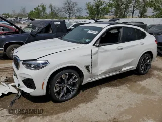 2021 BMW X4 M with VIN 5YMUJ0C01M9F02229, listed as a Copart auction lot 50816634 with 28,562 mi miles. Bid and sale history available at carsss.com. Image 1.