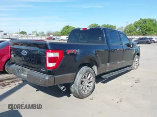2021 Ford F-150 XL with VIN 1FTFW1E83MFD05167, listed as a IAAI auction lot 39005032 with 57,659 mi miles. Bid and sale history available at carsss.com. Image 4.