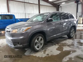 2016 Toyota Highlander Limited with VIN 5TDDKRFH4GS273561, listed as a Copart auction lot 62176785 with 49,177 mi miles and Salvage title. Bid and sale history available at DreamBid. Image 1.