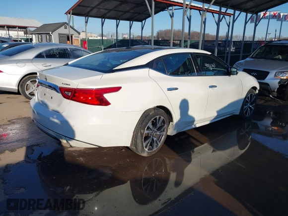 2017 Nissan Maxima SV with VIN 1N4AA6AP2HC384136, listed as a IAAI auction lot 41552763 with 89,657 mi miles and . Bid and sale history available at DreamBid. Image 4.
