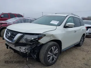 2017 Nissan Pathfinder SL with VIN 5N1DR2MM5HC608649, listed as a IAAI auction lot 41757481 with 168,412 mi miles. Bid and sale history available at carsss.com. Image 22.