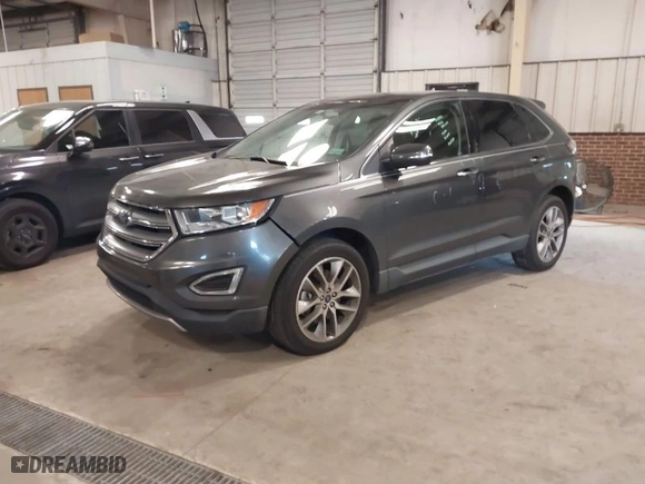 2018 Ford Edge Titanium with VIN 2FMPK4K92JBB48609, listed as a IAAI auction lot 41275401 with 80,018 mi miles. Bid and sale history available at carsss.com. Image 2.