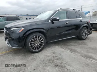 2024 Mercedes-Benz GLE 350 with VIN 4JGFB4FB5RA992398, listed as a Copart auction lot 55692115 with 26,588 mi miles and Salvage title. Bid and sale history available at DreamBid. Image 1.