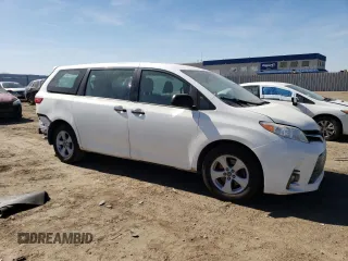2018 Toyota Sienna L with VIN 5TDZZ3DC9JS929475, listed as a Copart auction lot 48541515 with 214,337 mi miles and Salvage Title. Bid and sale history available at DreamBid. Image 4.